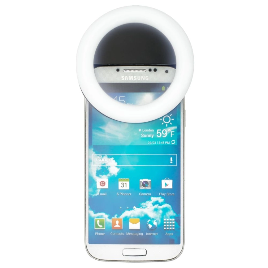 Вспышка для селфи Highlight, черная фото 1