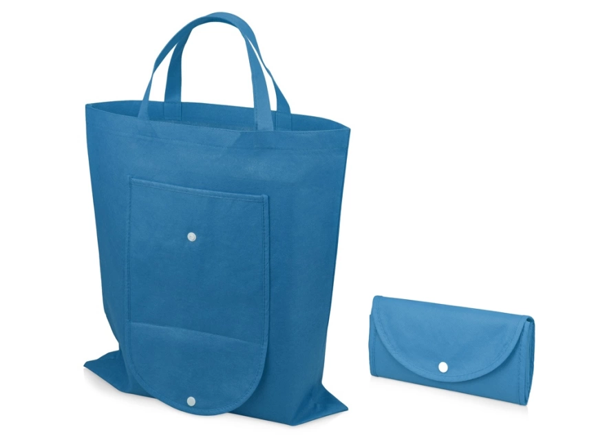 Складная сумка Maple из нетканого материала, синий фото 1