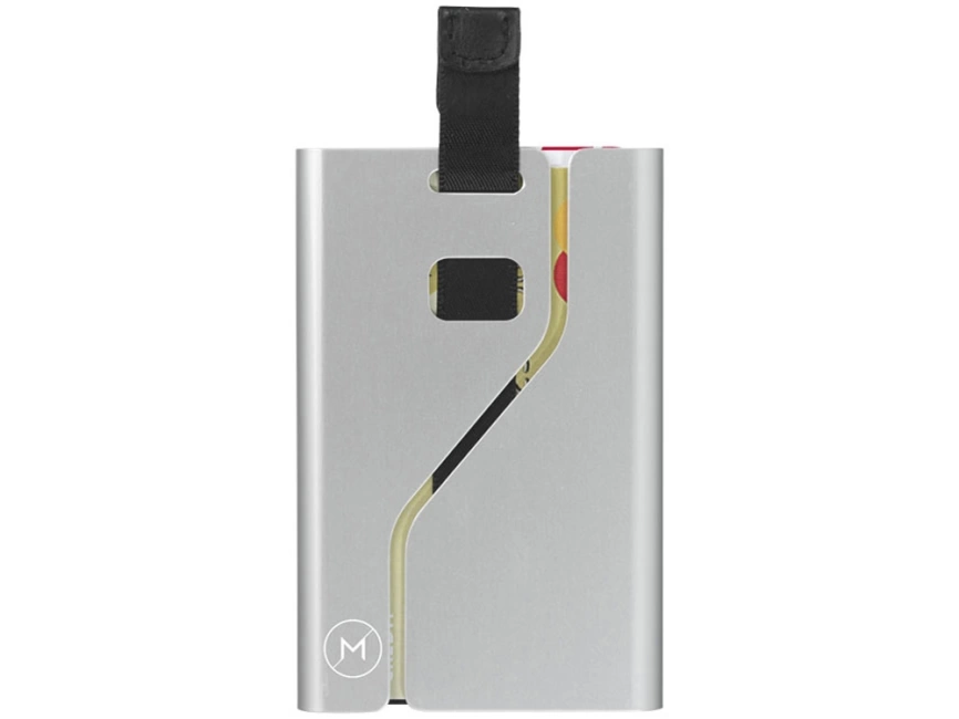 RFID слайдер для карт, серебристый фото 2