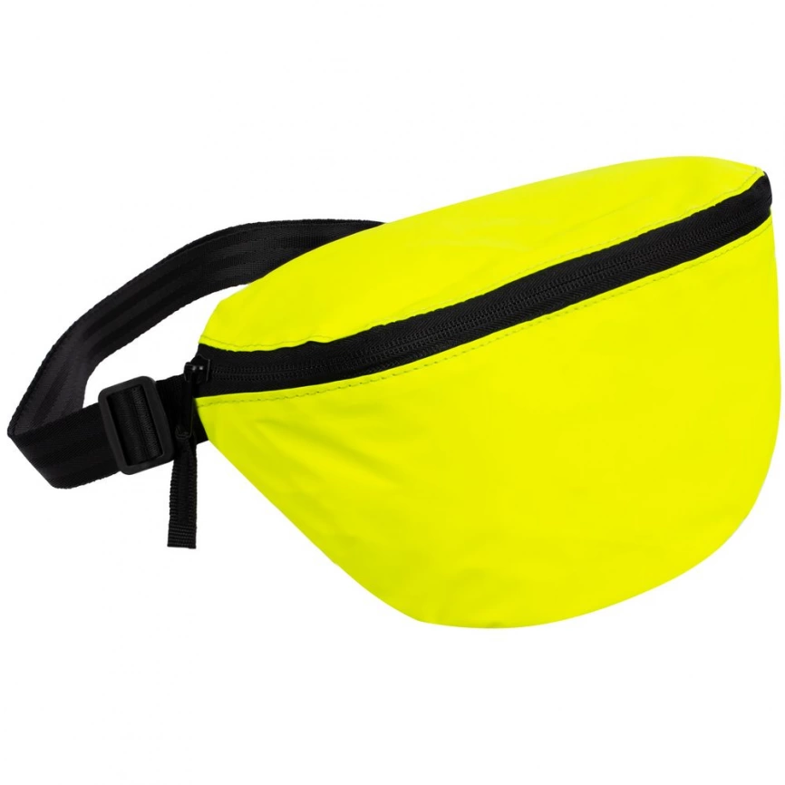 Поясная сумка Manifest Color из светоотражающей ткани, неон-желтая фото 1