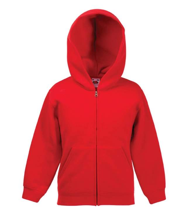 Детские куртки-толстовки с капюшоном Fruit of the Loom Kids Hooded Sweat Jacke фото 1