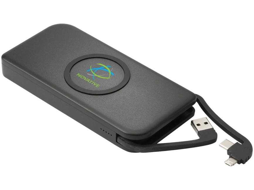 Беспроводное портативное зарядное устройство Umbra 10 000 мАч, черный фото 8