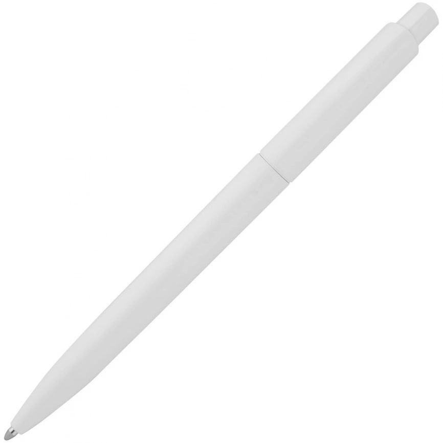 Ручка шариковая Crest, белая фото 4
