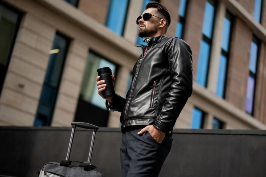 Термостакан No Leak, синий фото 9