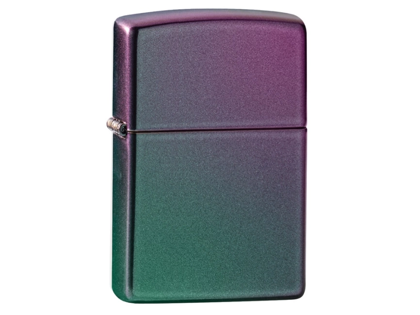 Зажигалка ZIPPO Classic с покрытием Iridescent, латунь/сталь, фиолетовая, матовая, 38x13x57 мм фото 1