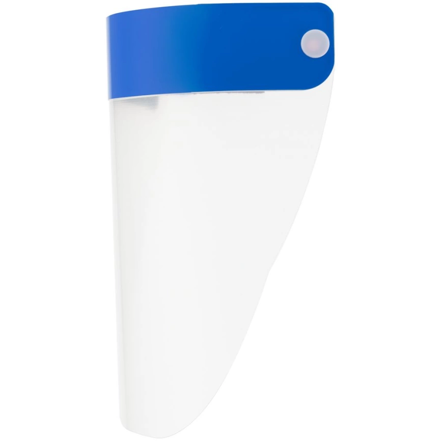 Прозрачный экран для лица Barrier, немедицинский, с синей лентой фото 2