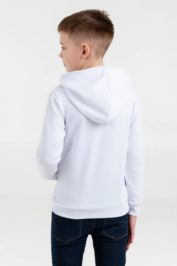 Толстовка с капюшоном детская Kirenga Kids, белая, 10 лет фото 5