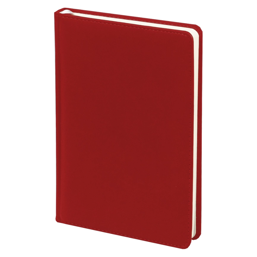 Ежедневник Classic Soft А5, красный, недатированный, в твердой обложке фото 1