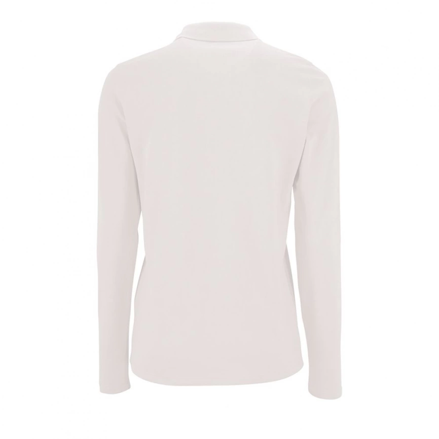 Рубашка поло женская с длинным рукавом Perfect LSL Women белая, размер XXL фото 2