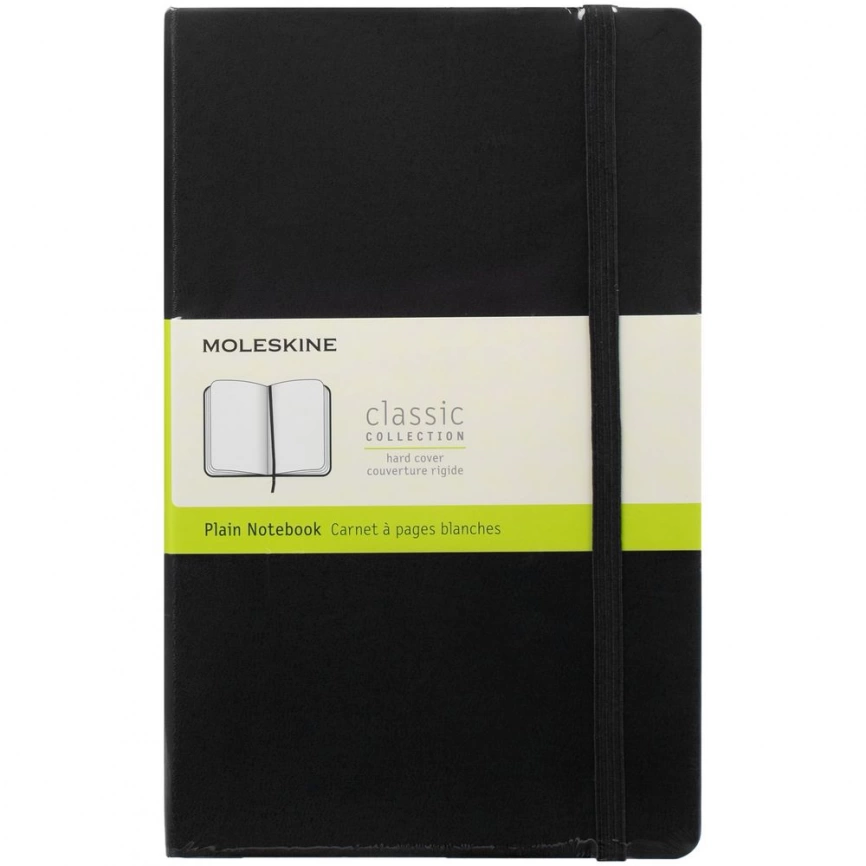 Записная книжка Moleskine Classic Large, без линовки, черная фото 10