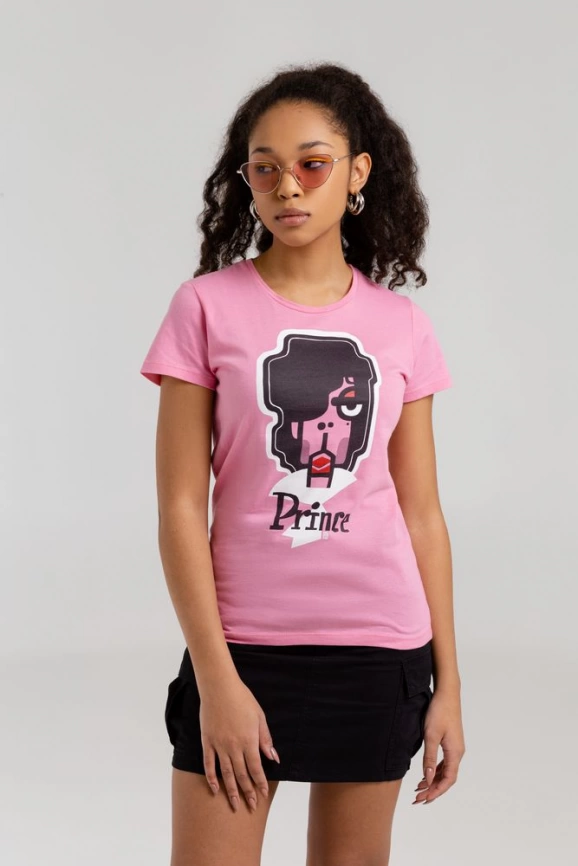 Футболка женская «Меламед. Prince», розовая, размер XL фото 4