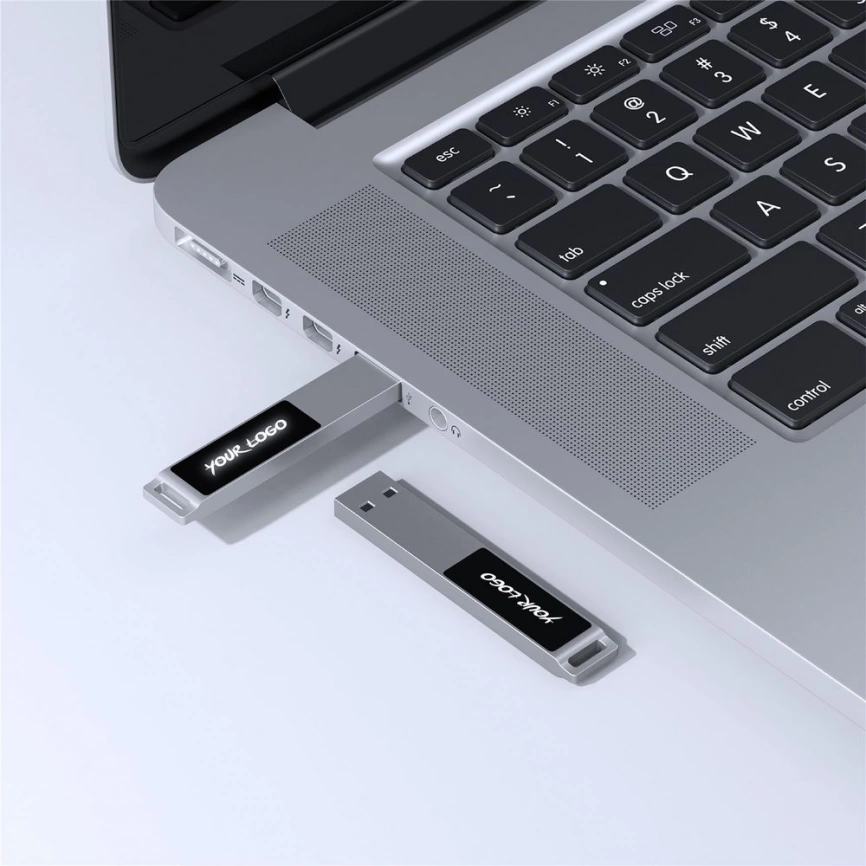 Флешка markBright с зеленой подсветкой, 16 Гб фото 7