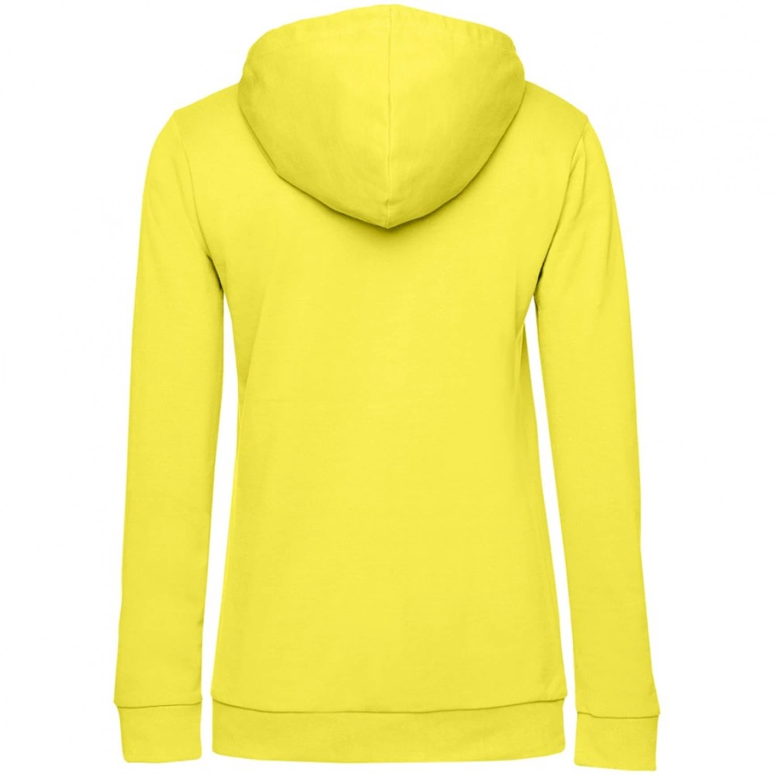 Толстовка с капюшоном женская Hoodie, желтая, размер XL фото 2