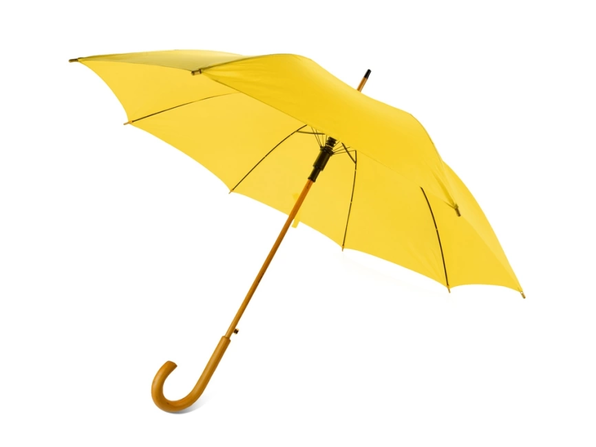 Зонт-трость Радуга, желтый фото 1