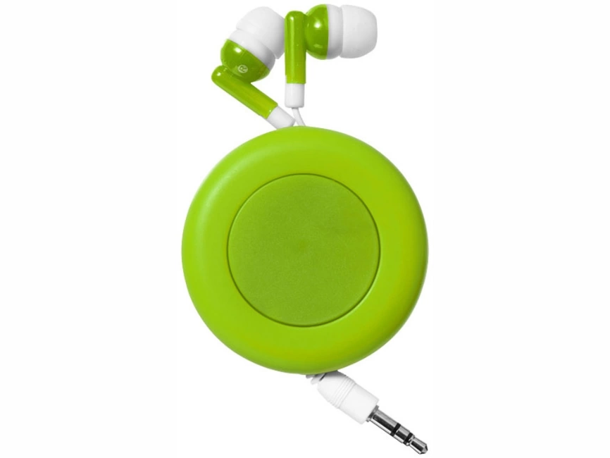 Наушники Reely с выдвижным проводом, лайм фото 5