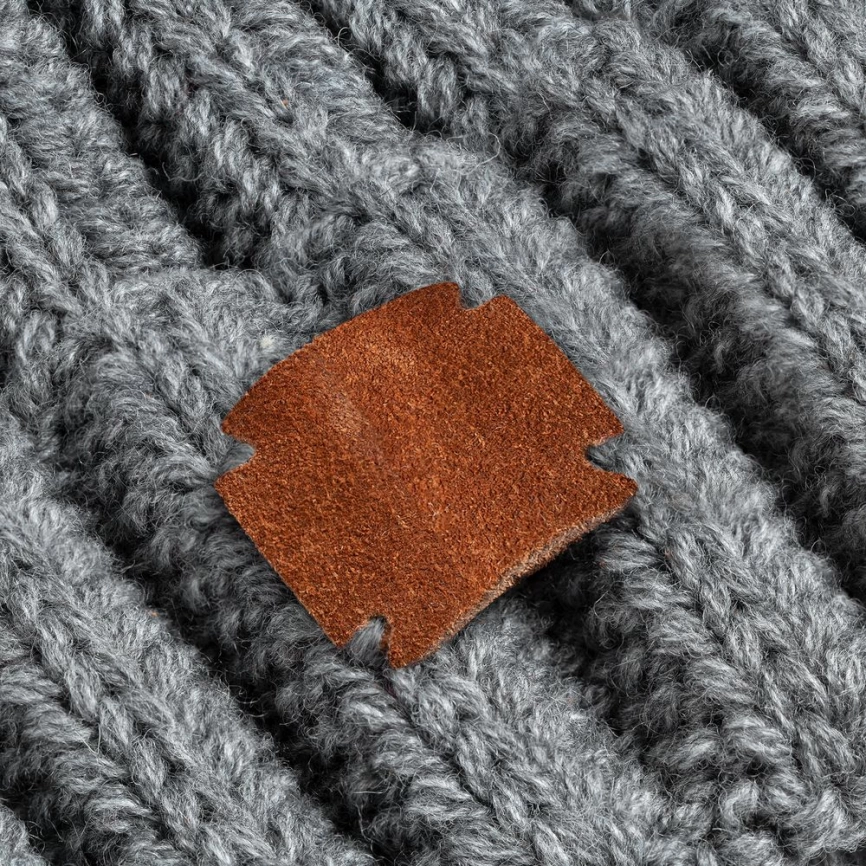 Варежки Brugge, серый меланж, размер L/XL фото 4