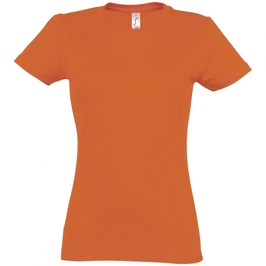 Футболка женская Imperial women 190 оранжевая, размер L фото 1