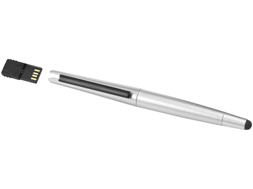 Ручка-стилус шариковая Naju с флеш-картой USB 2.0 на 4 Гб. фото 4