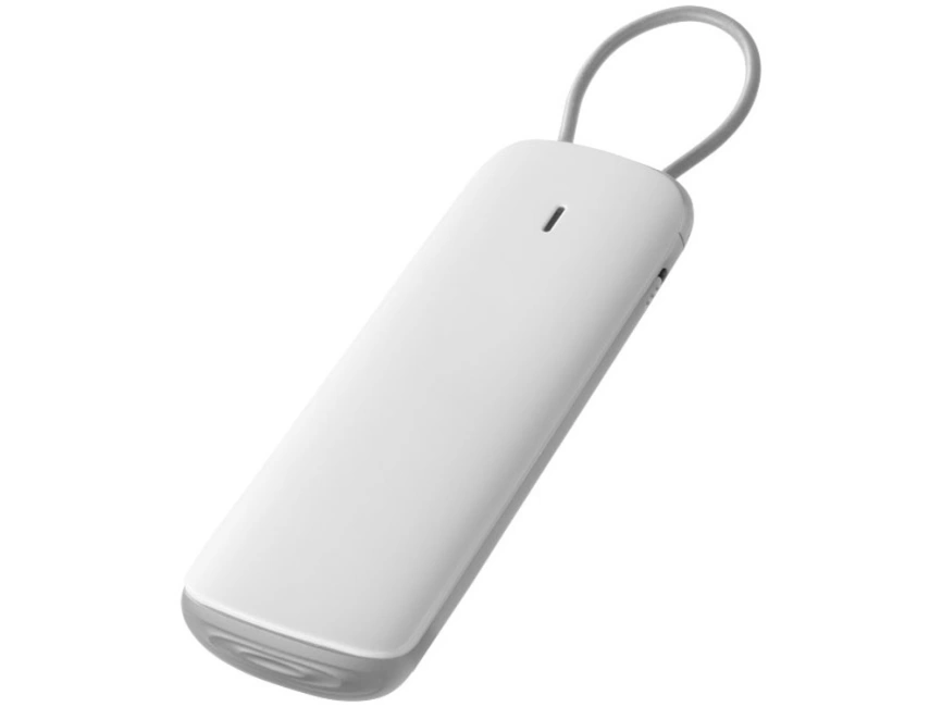 Портативное зарядное устройство Флэт, 3000 mAh, белый фото 1