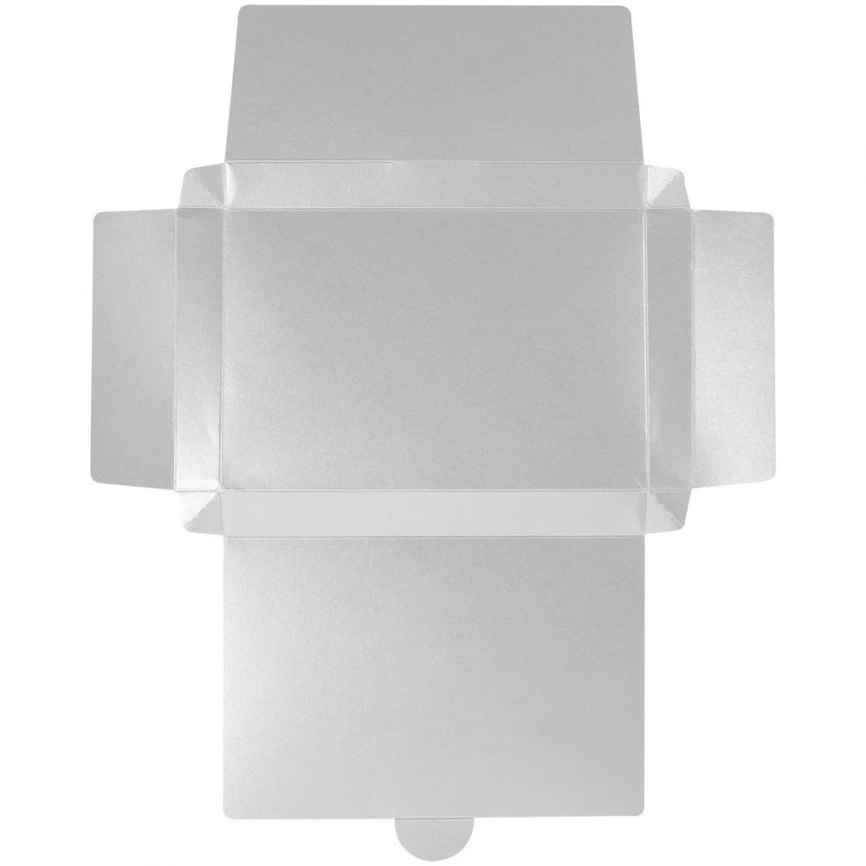 Коробка самосборная Flacky Slim, серебристая фото 3