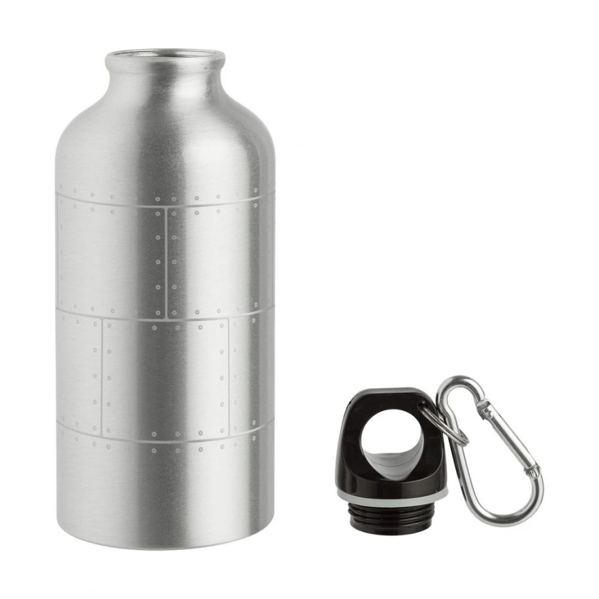 Бутылка для спорта Unity, серебристая фото 3