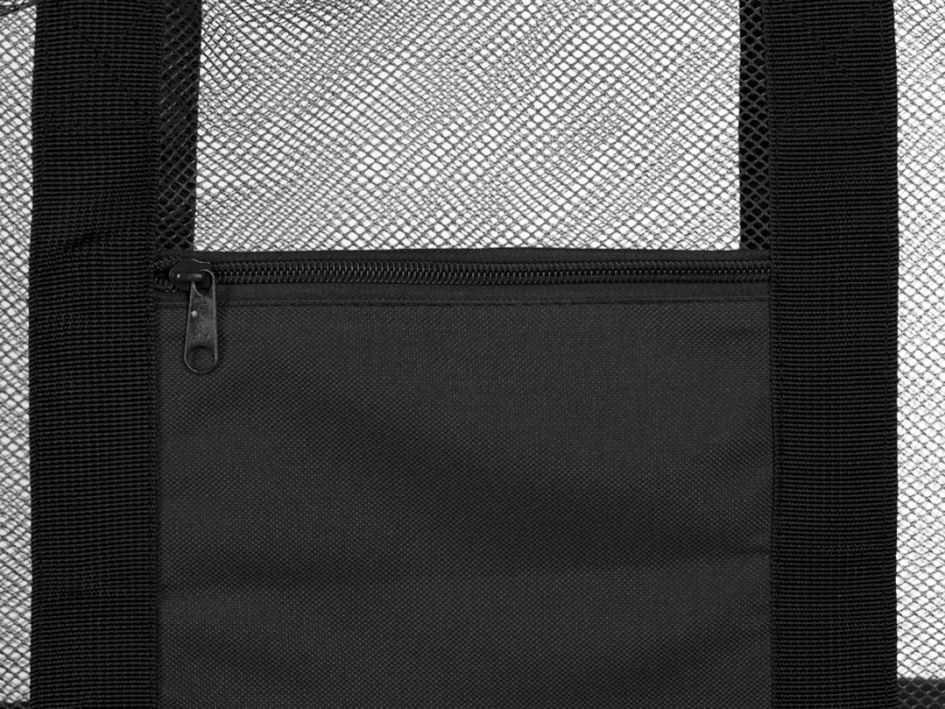Пляжная сумка с изотермическим отделением Coolmesh, черный фото 7