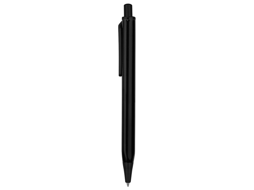 Ручка металлическая шариковая трехгранная Riddle, черный фото 3