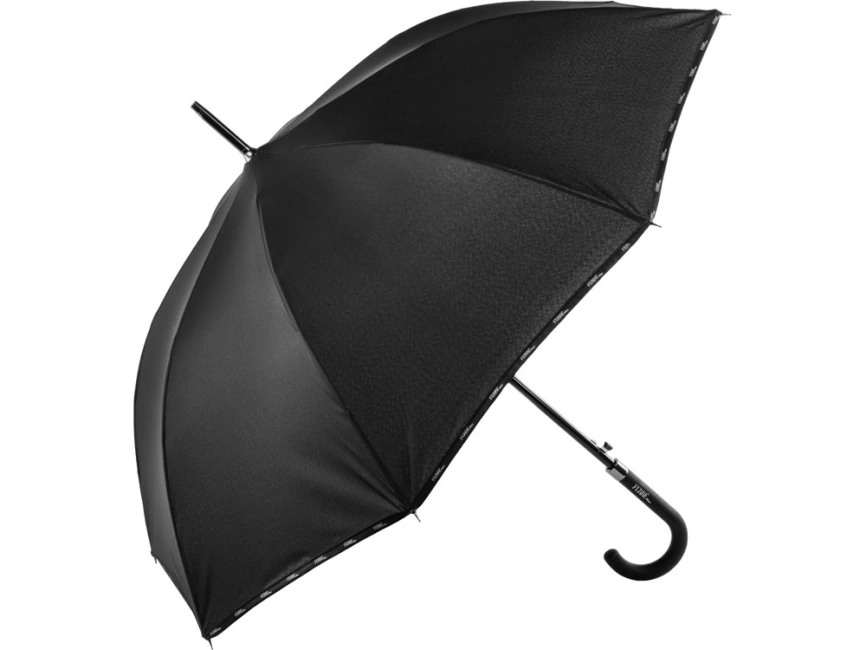 Зонт-трость полуавтоматический Ferre Milano, черный фото 3