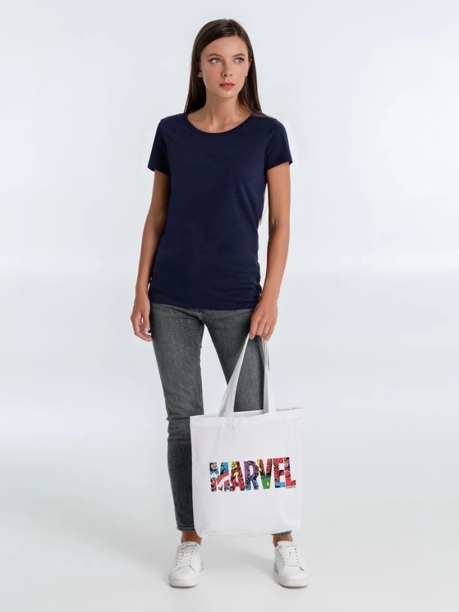 Холщовая сумка Marvel Avengers, белая фото 3