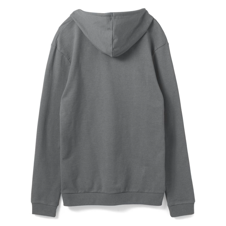 Толстовка с капюшоном унисекс Hoodie, серая (стальная), размер S фото 7