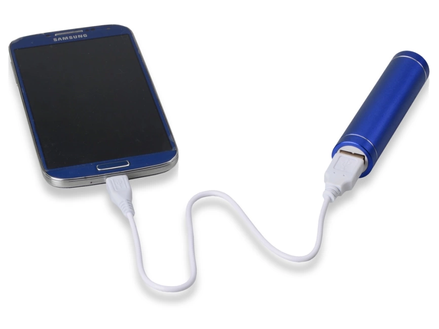Портативное зарядное устройство Олдбери, 2200 mAh, синий фото 2