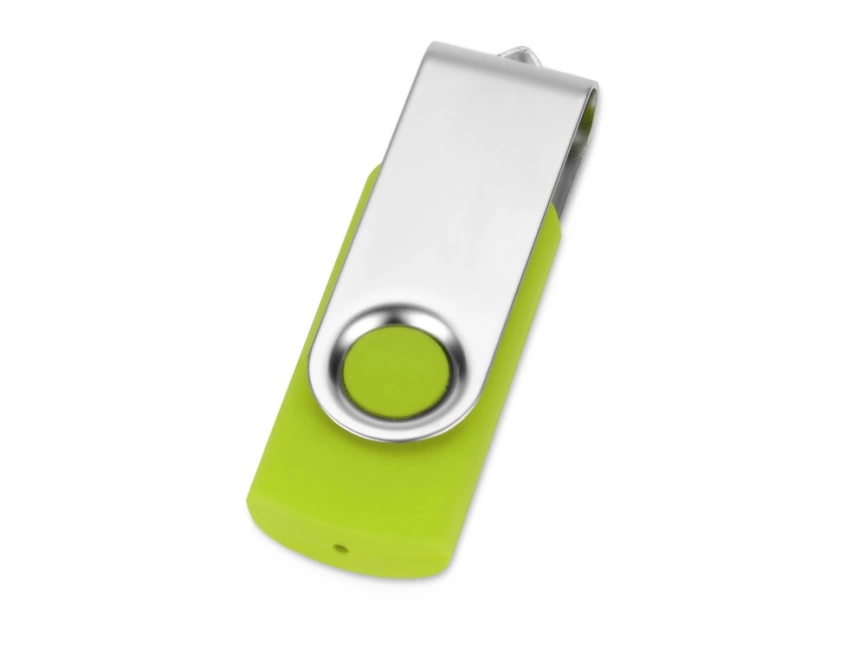 Подарочный набор Vision Pro Plus soft-touch с флешкой, ручкой и блокнотом А5, зеленый фото 3