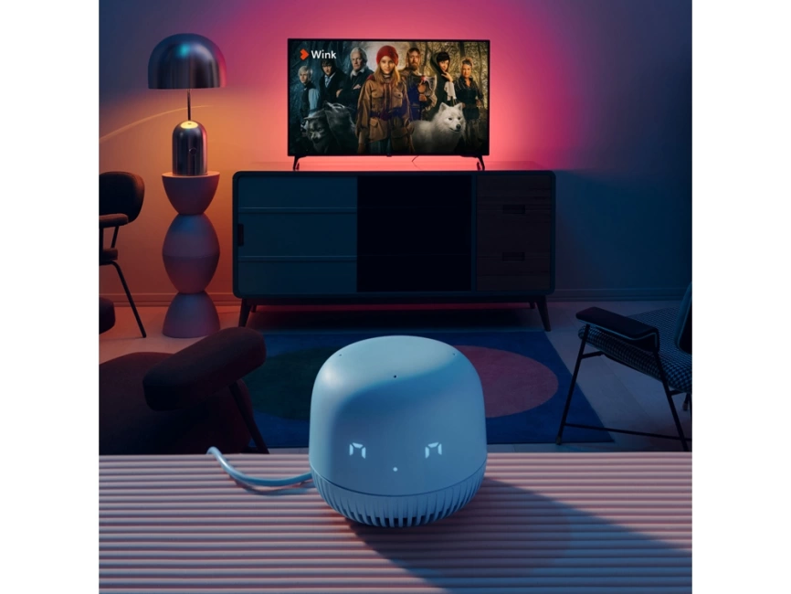 VK Капсула нео с голосовым помощником Марусей, синий фото 6