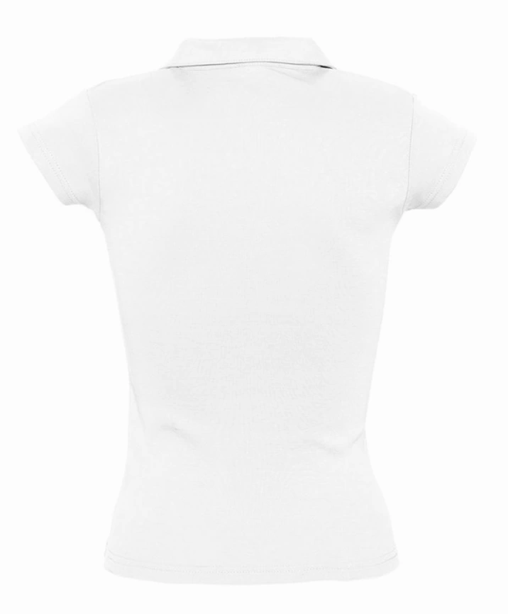 Рубашка поло женская без пуговиц Pretty 220 белая, размер L фото 2