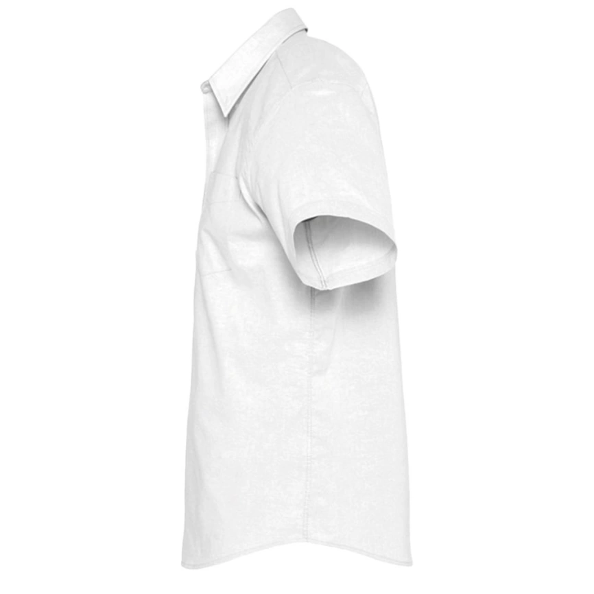 Рубашка мужская с коротким рукавом Brisbane белая, размер L фото 3
