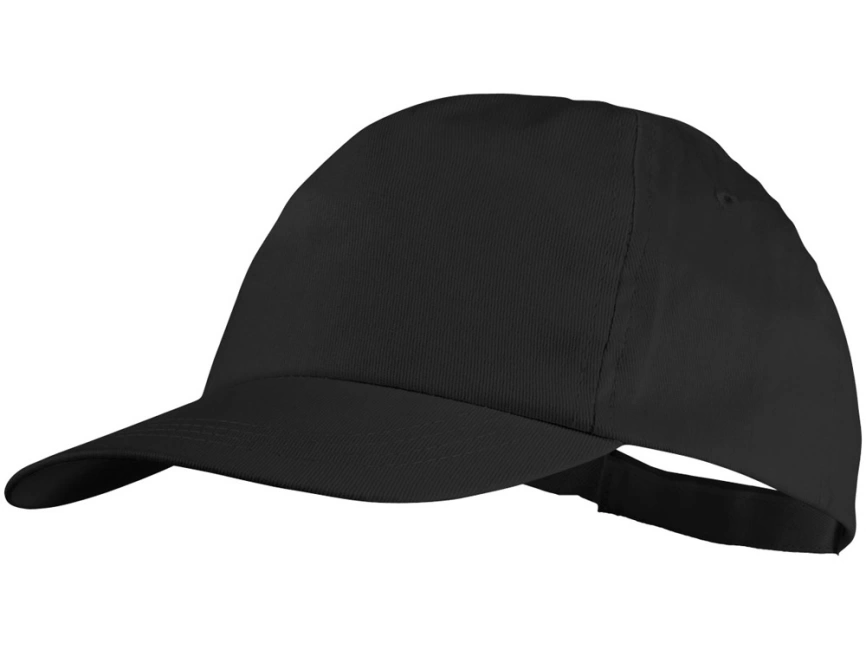 Бейсболка Basic, 5-ти панельная, черный фото 1