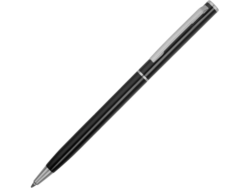 Ручка металлическая шариковая Атриум, черный фото 1