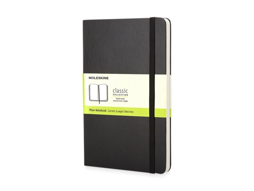 Записная книжка Moleskine Classic (нелинованный) в твердой обложке, Pocket (9x14см), черный фото 1