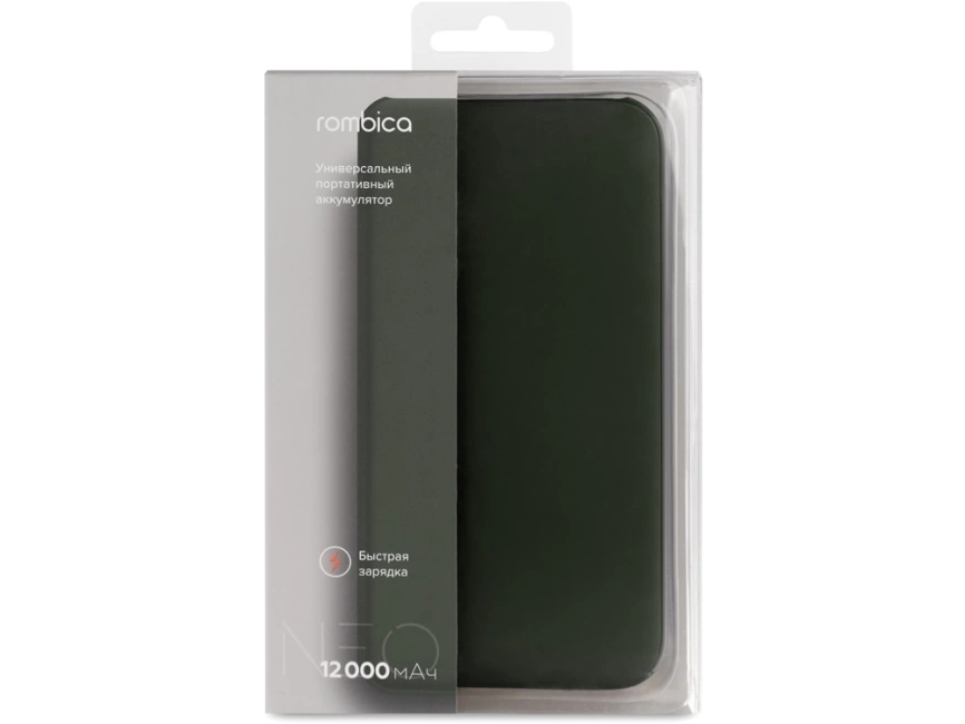 Внешний аккумулятор Rombica NEO NS120G Quick, 12000 mAh, темно-зеленый фото 6