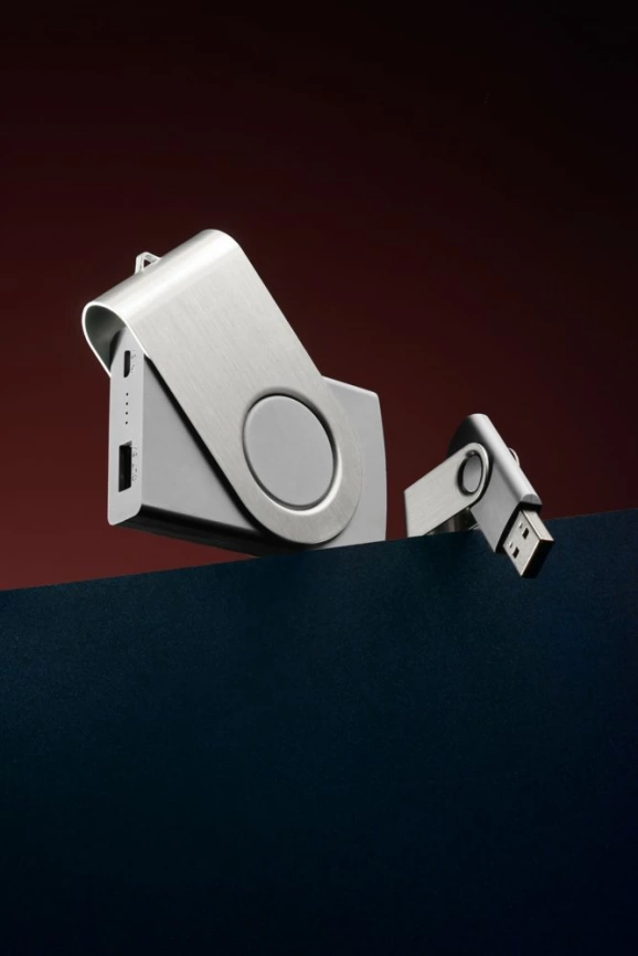 Внешний аккумулятор Twist 4000 mAh, белый фото 9