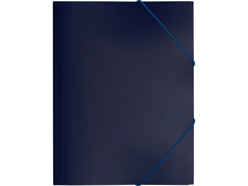 Папка формата А4 на резинке, синий фото 2