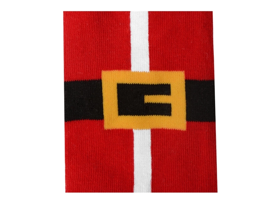 Набор носков с рождественской символикой в мешке женские, 2 пары, красный фото 12