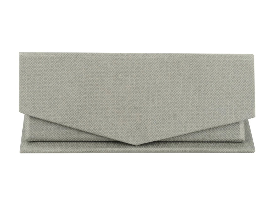 Подарочная коробка для флеш-карт треугольная, серый фото 3
