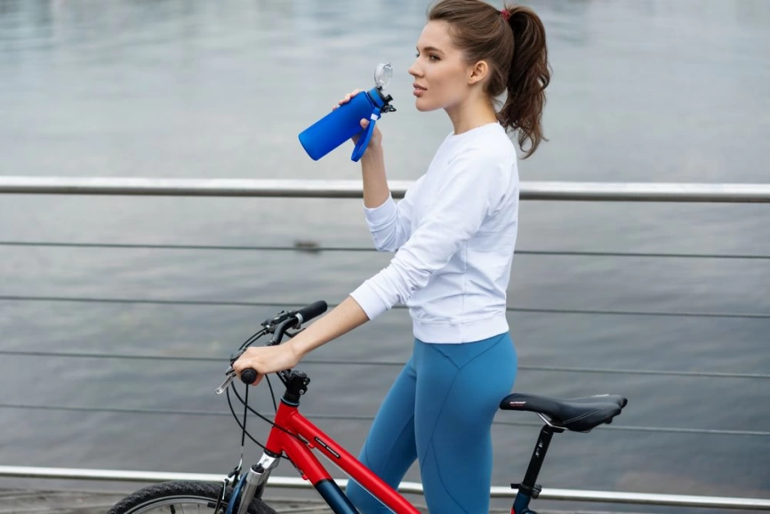 Бутылка для воды Gentle Dew, красная фото 8