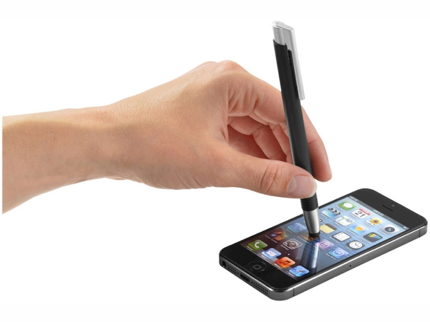 Ручка-стилус шариковая Giza, черный фото 2