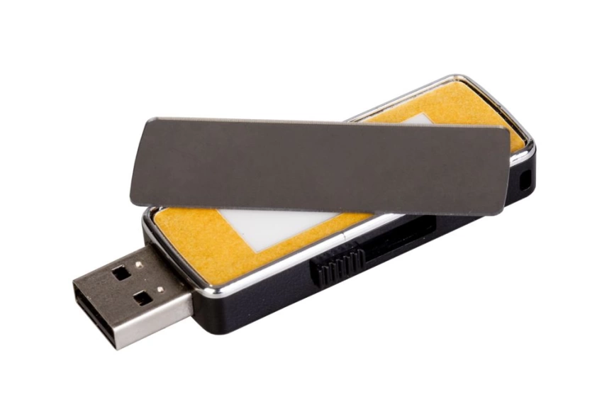 Флешка с подсветкой логотипа Highlight, 8 Гб, чёрная фото 6