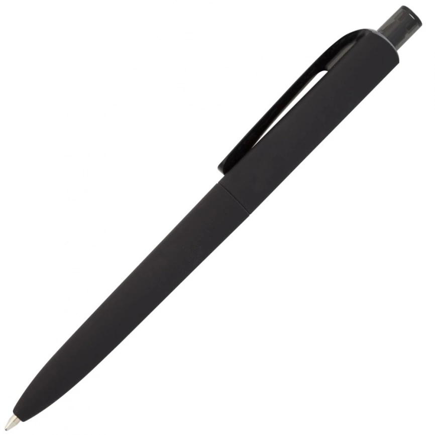 Ручка шариковая Prodir DS8 PRR-Т Soft Touch, черная фото 2