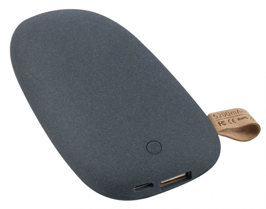 Внешний аккумулятор Pebble 5200, серо-синий фото 1