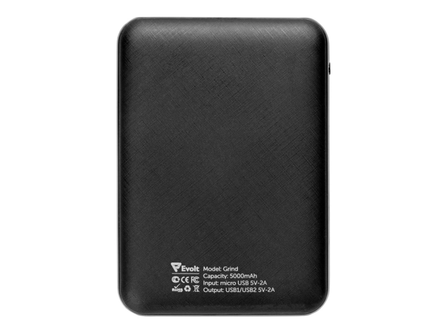 Портативное зарядное устройствоGrind, 5000 mAh, черный фото 6