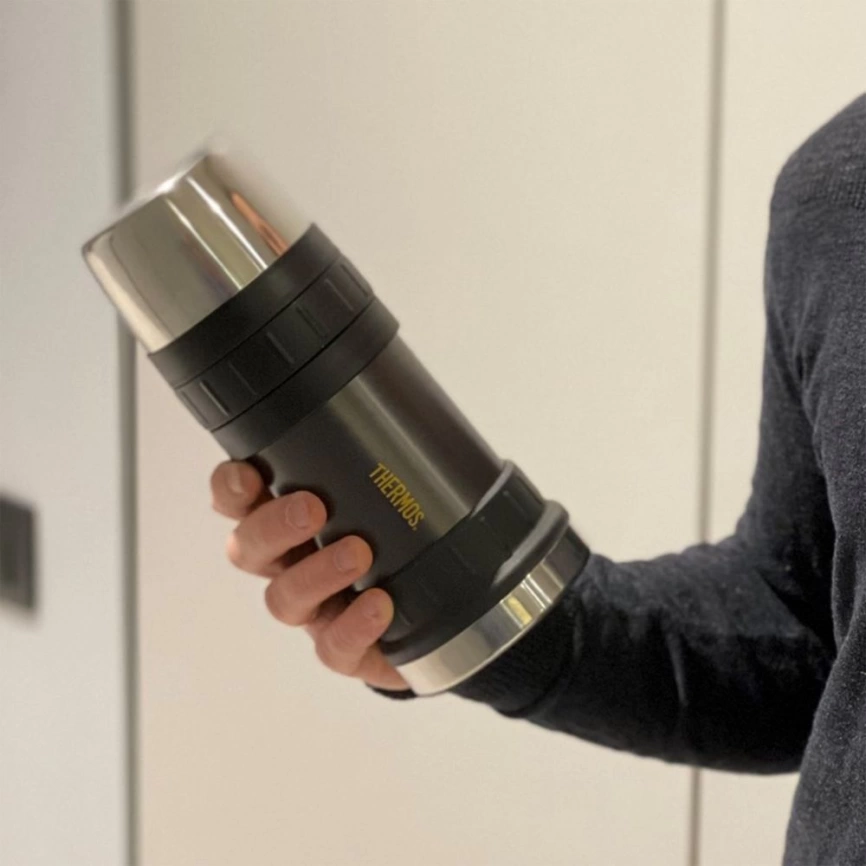 Термос для еды Thermos Work 2345GM, графитовый фото 4